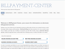 Tablet Screenshot of billpayment-center.com